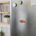Orange Reef Fish Die-Cut Magnet — Colorful Tropical Fish Refrigerator Magnet