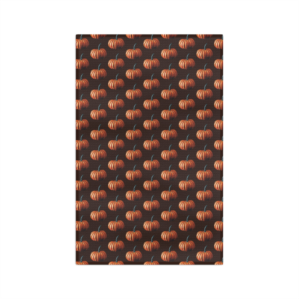 Absorbent Autumn Pumpkin Pattern Microfiber Tea Towel