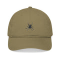 Embroidered Spider Organic Baseball Cap – Minimal Gothic Dad Hat