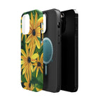 Floral Black-Eyed Susan Magnetic Impact Phone Case