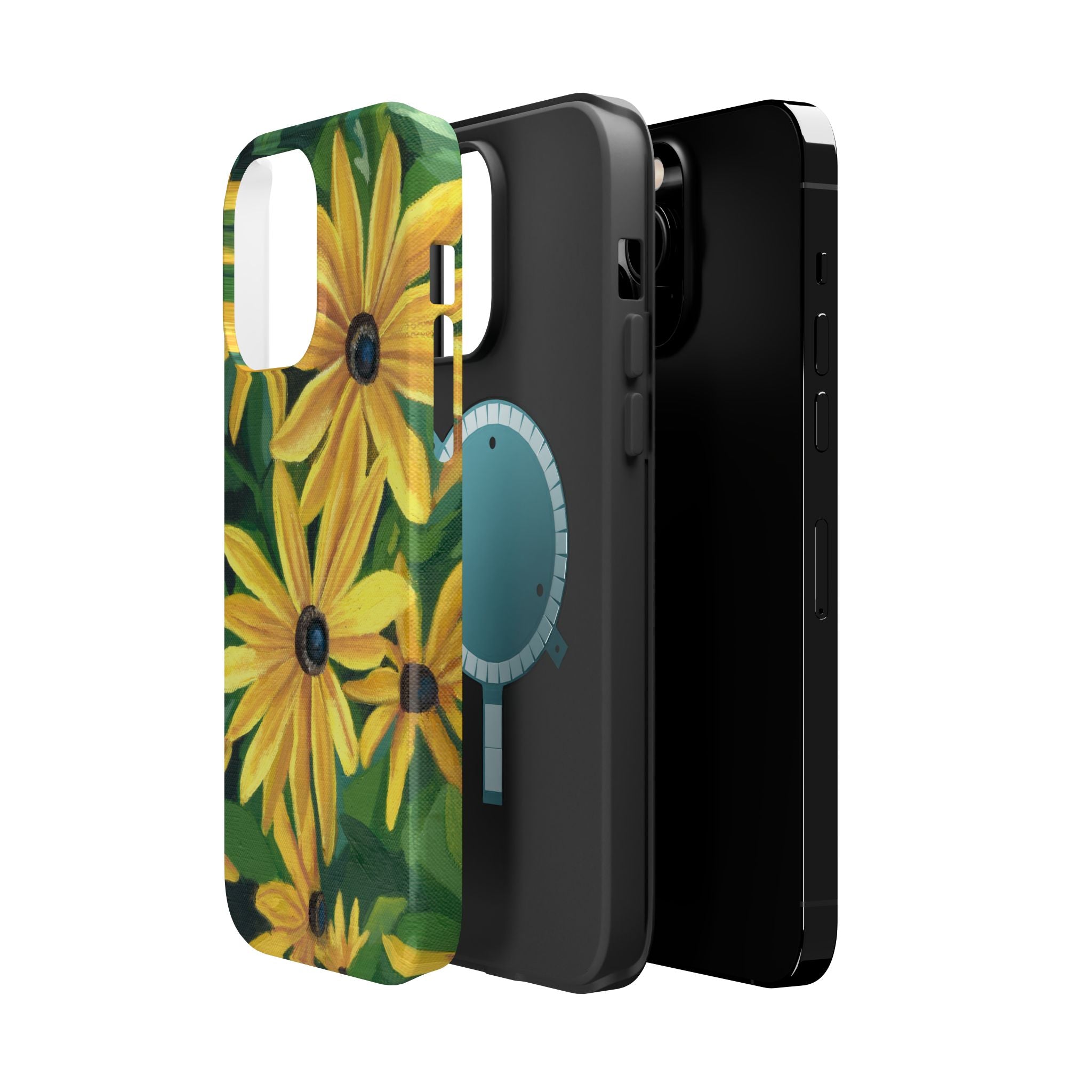 Floral Black-Eyed Susan Magnetic Impact Phone Case