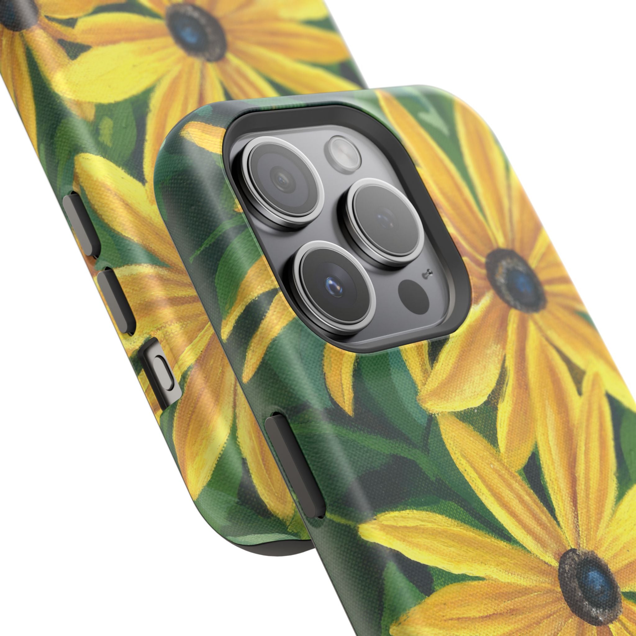 Floral Black-Eyed Susan Magnetic Impact Phone Case