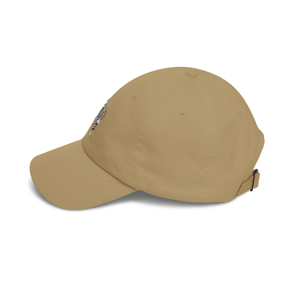 Embroidered Single Rose Dad Cap – Minimal Floral Baseball Hat