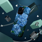 Blue Hydrangea Magnetic Impact-Resistant Phone Case