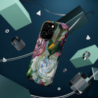 Floral Brushstroke Magnetic Impact-Resistant Phone Case
