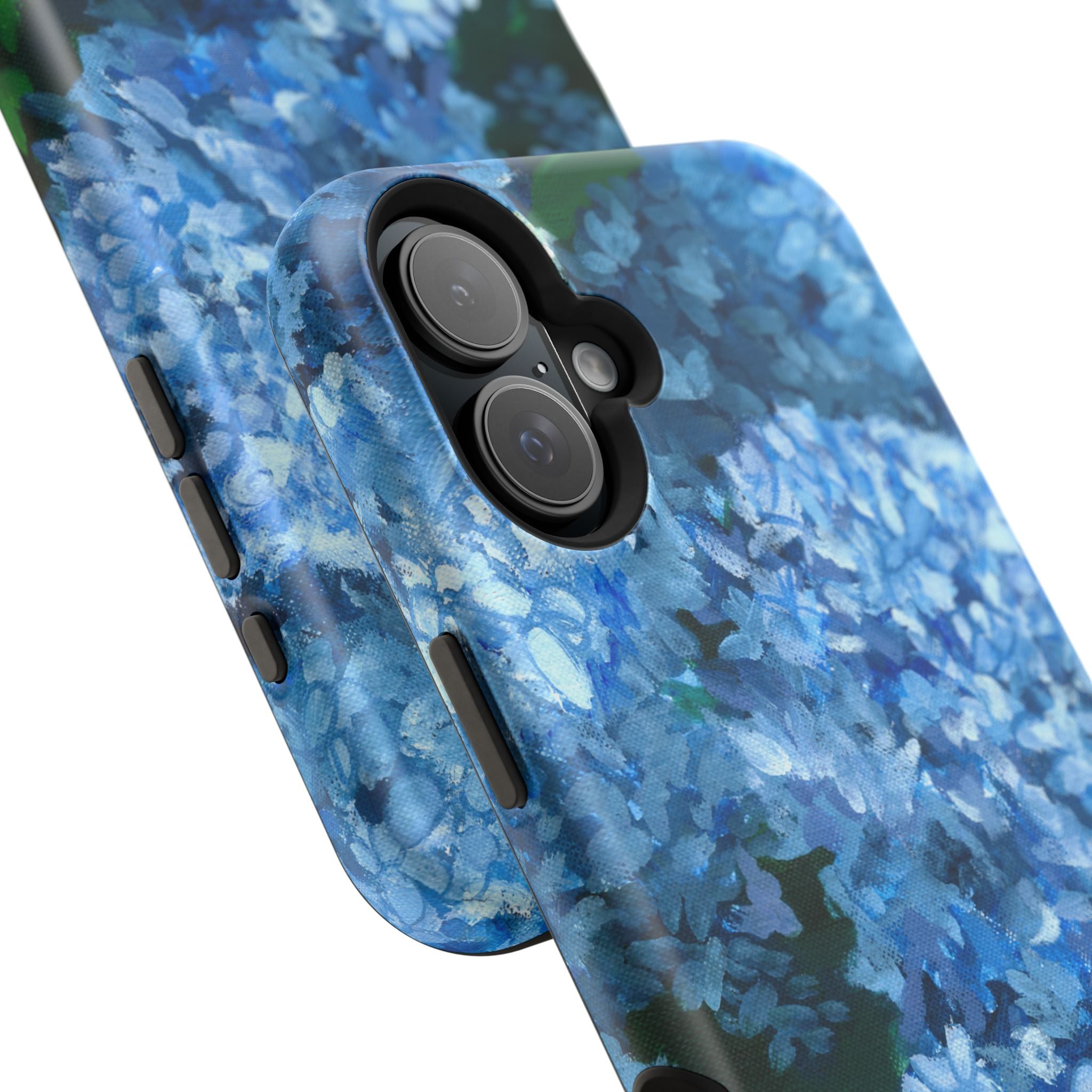 Blue Hydrangea Magnetic Impact-Resistant Phone Case