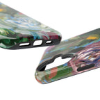 Floral Brushstroke Magnetic Impact-Resistant Phone Case