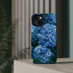 Blue Hydrangea Magnetic Impact-Resistant Phone Case