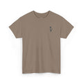 Skeleton Rose Pocket Tee — Cotton T‑Shirt