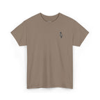 Skeleton Rose Pocket Tee — Cotton T‑Shirt