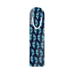 Butterfly Pattern Metal Bookmark — Blue Monarch Design