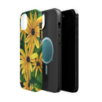 Floral Black-Eyed Susan Magnetic Impact Phone Case