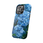 Blue Hydrangea Magnetic Impact-Resistant Phone Case
