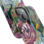 Floral Brushstroke Magnetic Impact-Resistant Phone Case