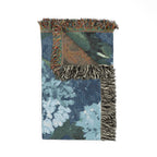 Copy of Portuguese Burro Woven Blanket - Rustic Mediterranean Village Throw