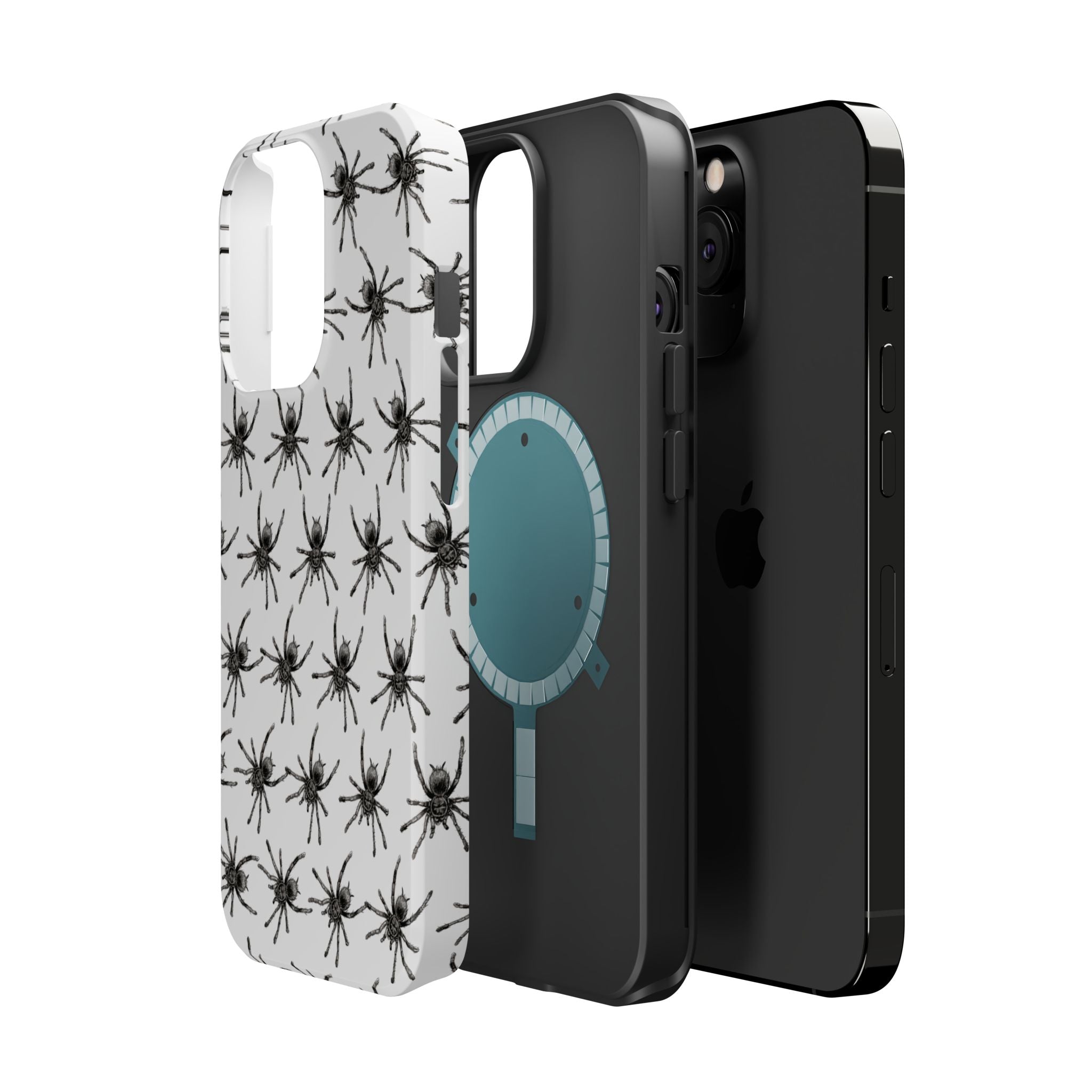 Spider Pattern Magnetic Impact-Resistant Phone Case