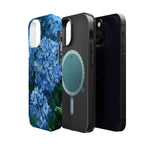Blue Hydrangea Magnetic Impact-Resistant Phone Case