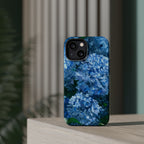 Blue Hydrangea Magnetic Impact-Resistant Phone Case