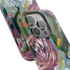 Floral Brushstroke Magnetic Impact-Resistant Phone Case