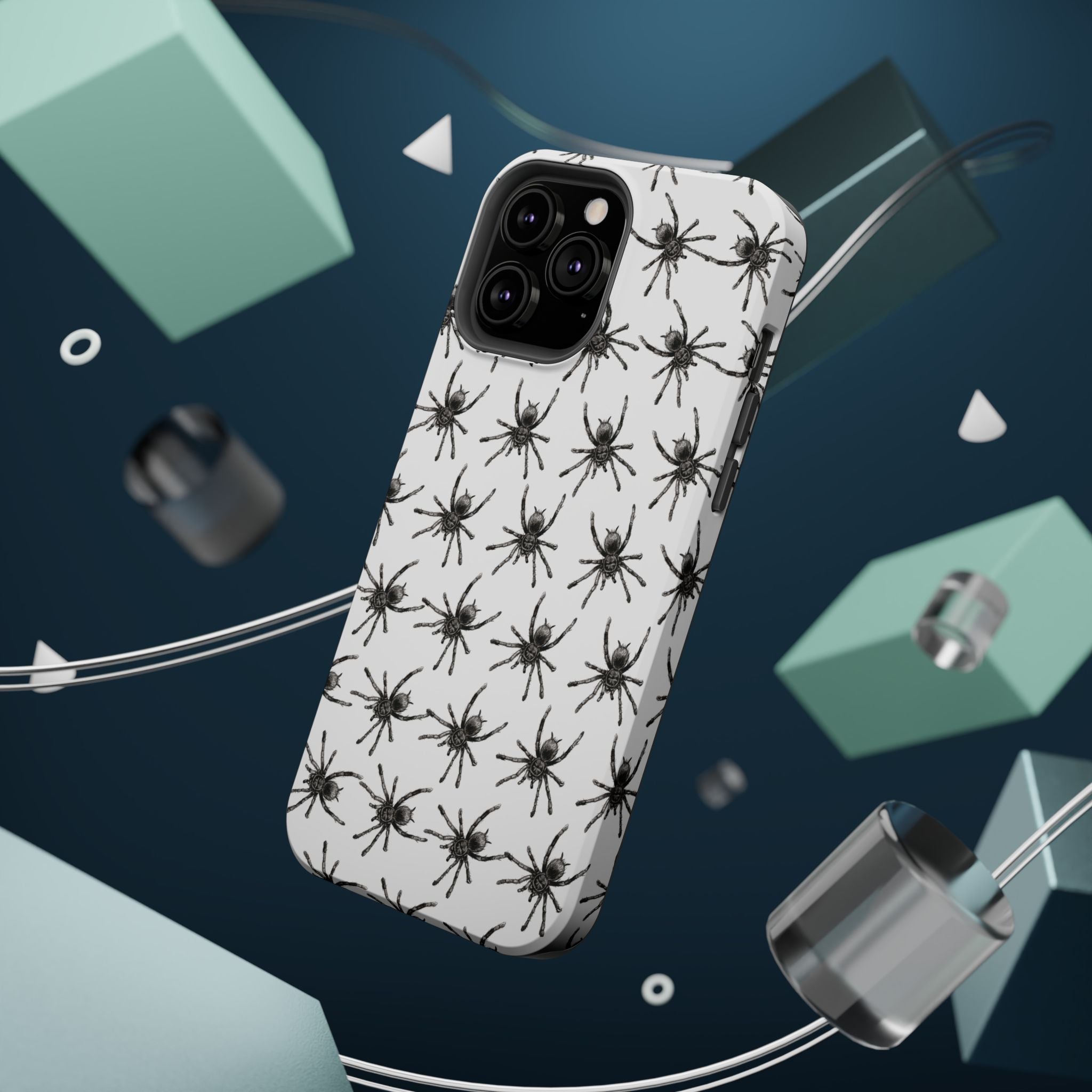Spider Pattern Magnetic Impact-Resistant Phone Case