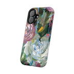 Floral Brushstroke Magnetic Impact-Resistant Phone Case