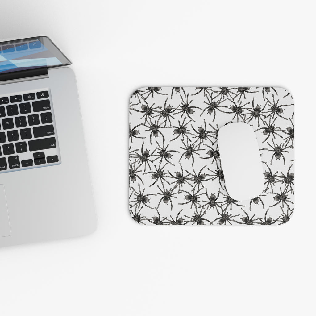 Black Spider Pattern Mouse Pad