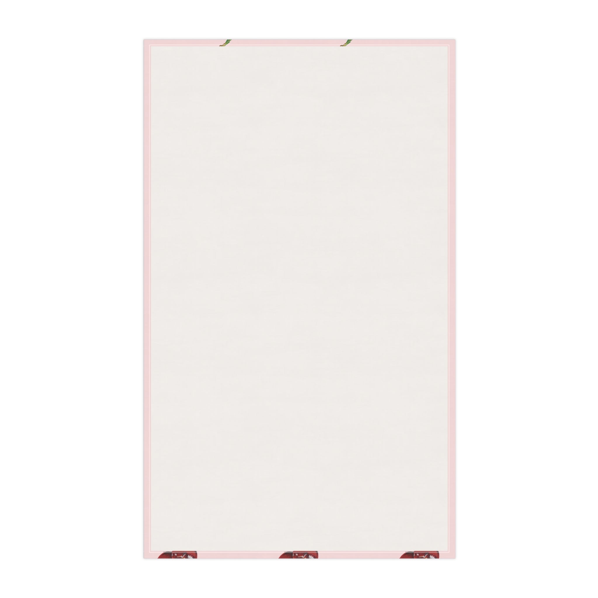 Cotton Twill Hand Drawn Grape Pattern Tea Towel — Vintage Vineyard Kitchen Towels