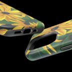 Floral Black-Eyed Susan Magnetic Impact Phone Case