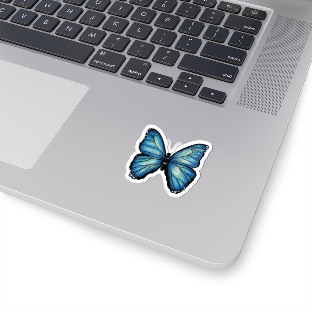 Blue Butterfly Sticker