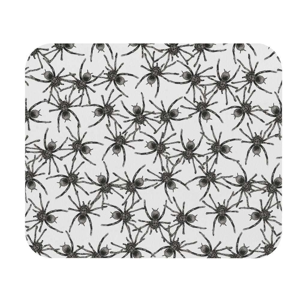 Black Spider Pattern Mouse Pad