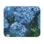 Blue Hydrangea Mouse Pad — Floral Desk Mousepad for Home Office