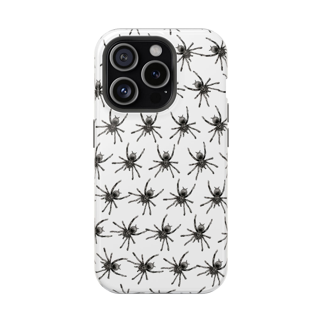 Spider Pattern Magnetic Impact-Resistant Phone Case