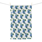 Blueberry Pattern Microfiber Tea Towel — Watercolor Fruit Kitchen Linen