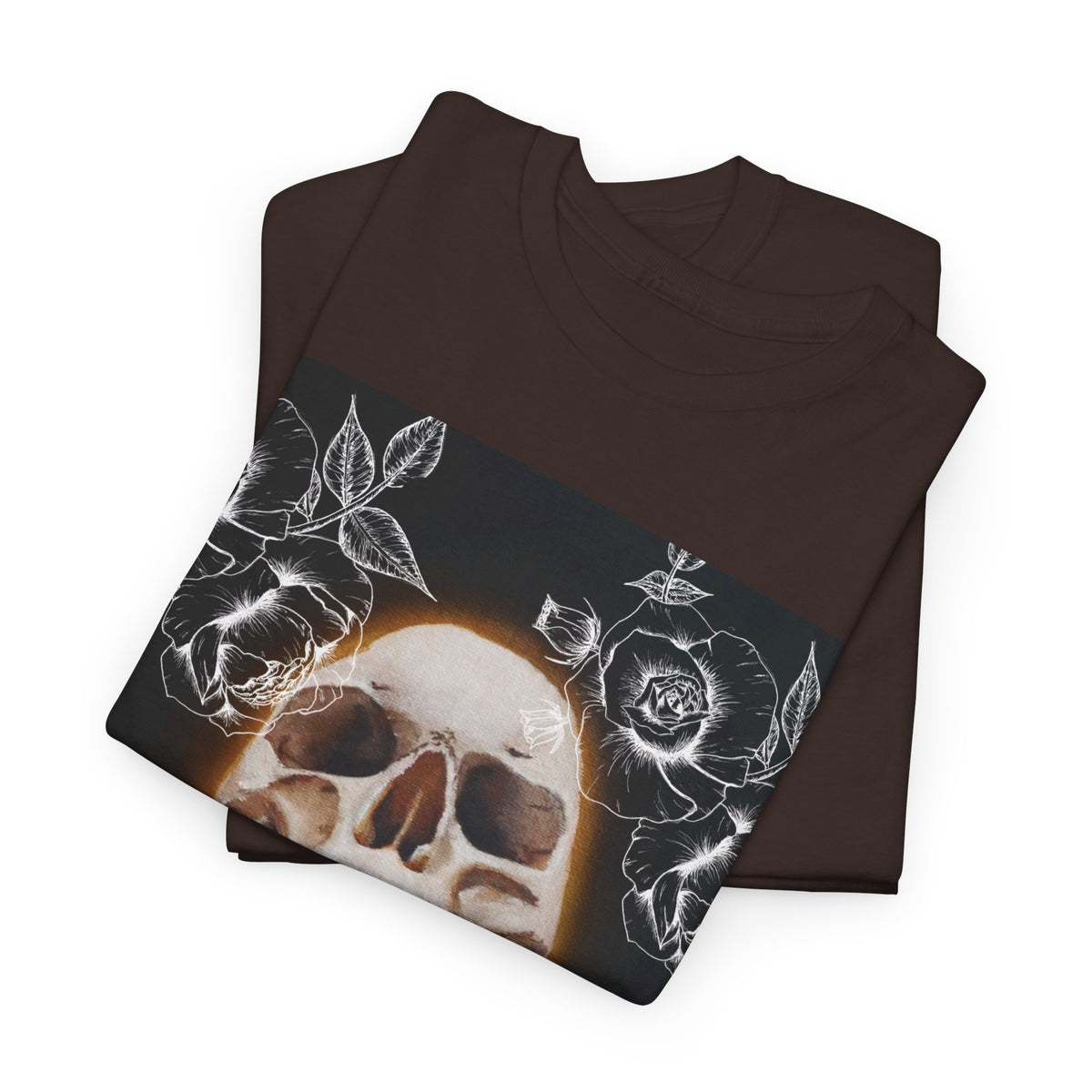 Skull Glow T‑Shirt — Vintage Neon Skull Art Tee