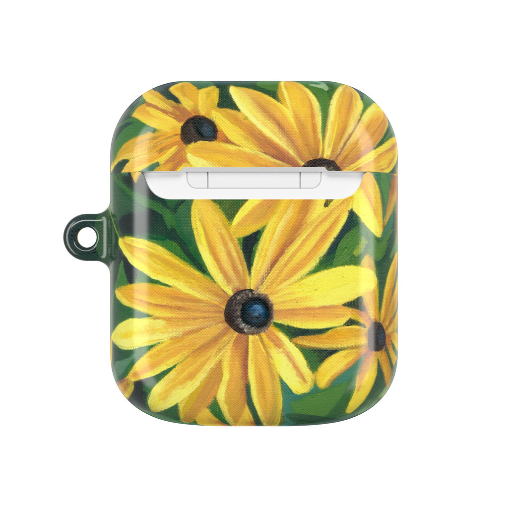 Black-Eyed Susan AirPod Case — Yellow Black-Eyed Susan Protective Charging Case