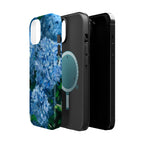 Blue Hydrangea Magnetic Impact-Resistant Phone Case