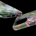 Floral Brushstroke Magnetic Impact-Resistant Phone Case