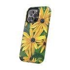 Floral Black-Eyed Susan Magnetic Impact Phone Case