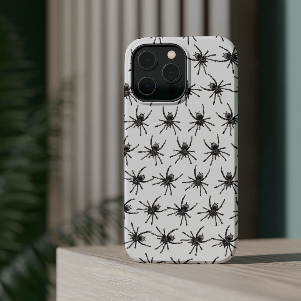 Spider Pattern Magnetic Impact-Resistant Phone Case