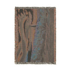Lighthouse Coastal Woven Blanket — Nautical Throw for Living Room, Beach House & Gift