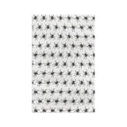 Absorbent Spider Pattern Tea Towel — Black Arachnid Microfiber Kitchen Towel